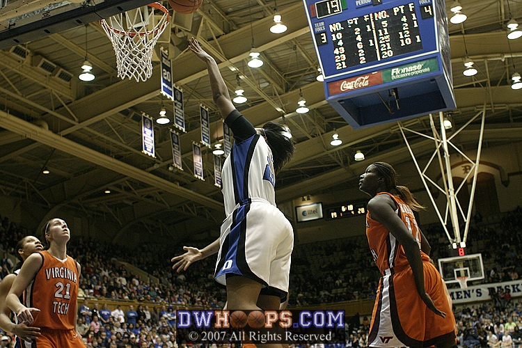 ...and converts her second layup of the night