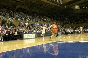 Abby Waner runs the break...