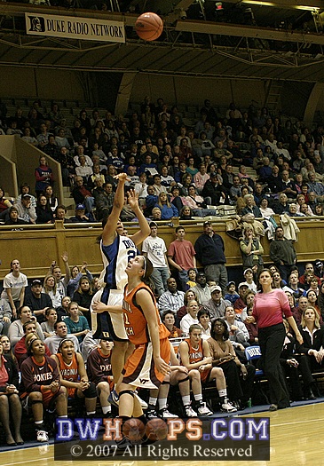 ...and via Abby Waner, Wanisha drains a crucial 3 pointer, Duke back within 2.