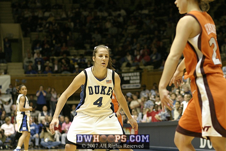 Abby Waner sets on defense