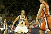 Abby Waner sets on defense
