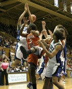 Battle for a rebound