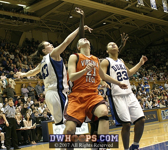 Another of Alison Bales' four second half blocks