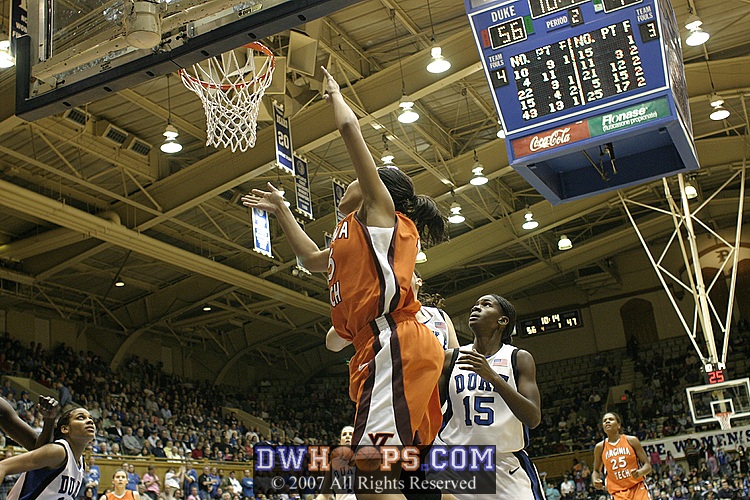 Utahya Drye was unable to convert this layup attempt...
