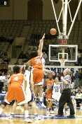 Duke wins the opening tip for the first time in several weeks.