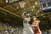 ...and the layup is perfect for Duke's first lead of the night.