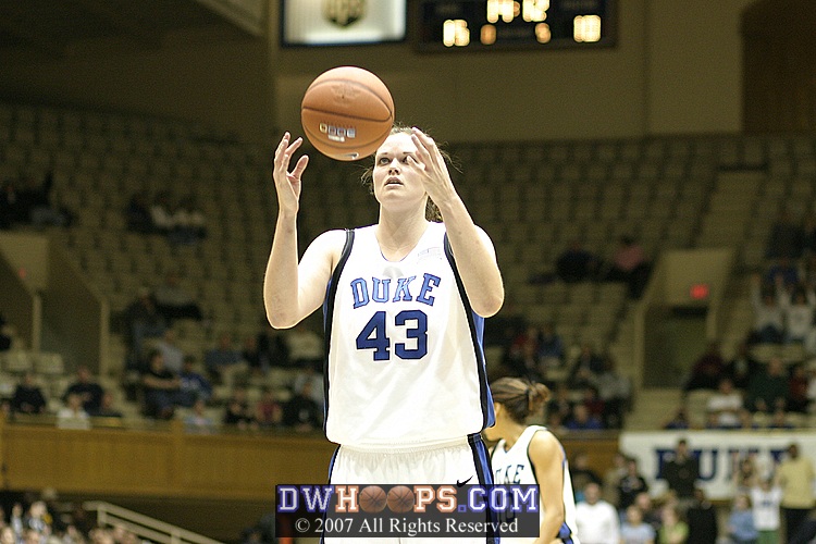 Alison at the line for the 3 point play