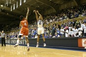Lindsey Harding nails a trey