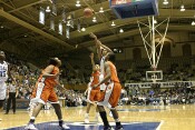 This time Joy Cheek converts, ending a 3 minute Duke drought.
