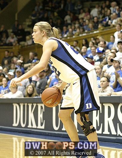 Brittany Mitch played 10 solid minutes in the first half...