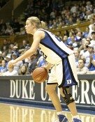 Brittany Mitch played 10 solid minutes in the first half...