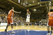 ...a wide open Carrem Gay for the jumper