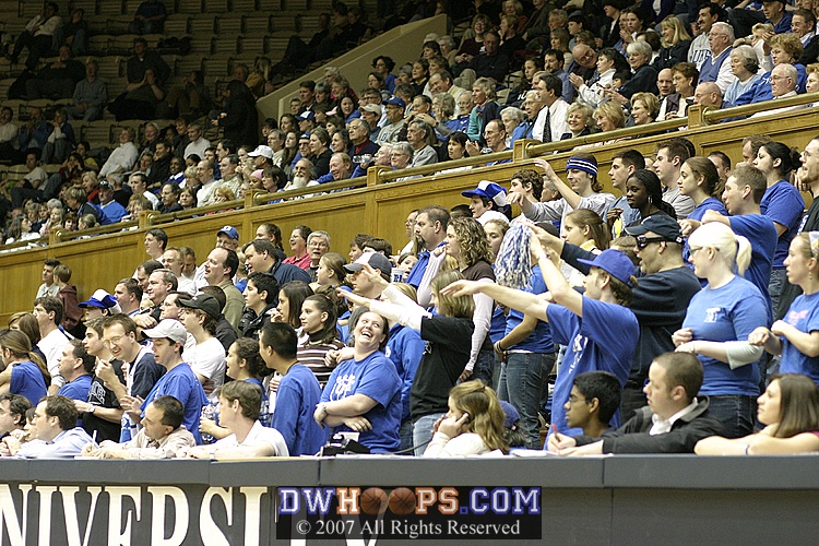 Cameron crowd after an unforced Tiger turnover
