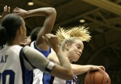 Mitch works extra-hard for this rebound