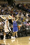 Abby Waner puts up a 3 from the corner.  She was 0-4 from long range today.