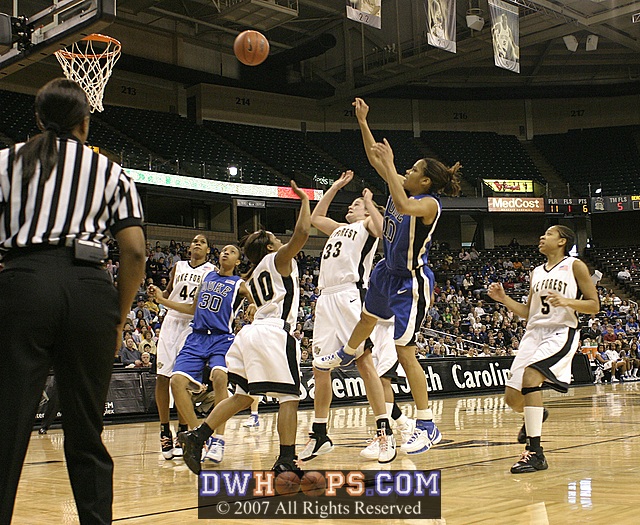 This shot was after the foul on the floor, so it didn't count.