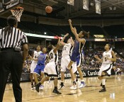 This shot was after the foul on the floor, so it didn't count.