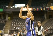 Wanisha Smith is open in the corner