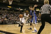 Yolanda Lavender got the rebound, and Duke presses