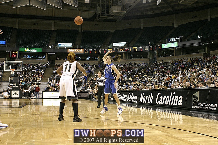 Duke had good passing on this possession.  From Waner...