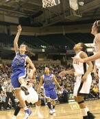 Abby missed this layup...