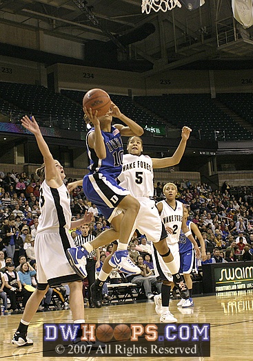 ...but, regardless, Lindsey puts Duke back on track with a hoop.