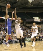 Abby missed this layup...