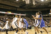 ...but Bridgette was there for the rebound...