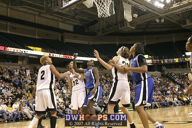 ...and was fouled trying to stick it back.