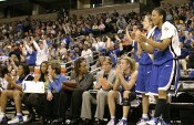 Duke bench likes Bridgette's 3