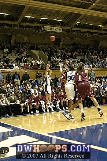 After the tieup, Abby took this three, which didn't fall.