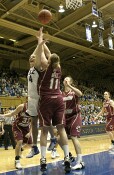 4-0, 18:28 - ...but her layup was blocked by Ress.