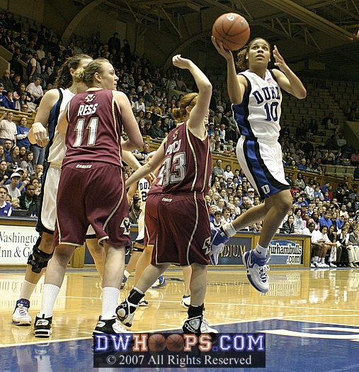 ...and finds Lindsey Harding for the J...
