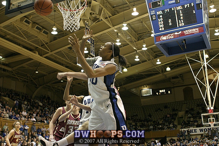 ...but the rebound ricocheted out of bounds to BC.