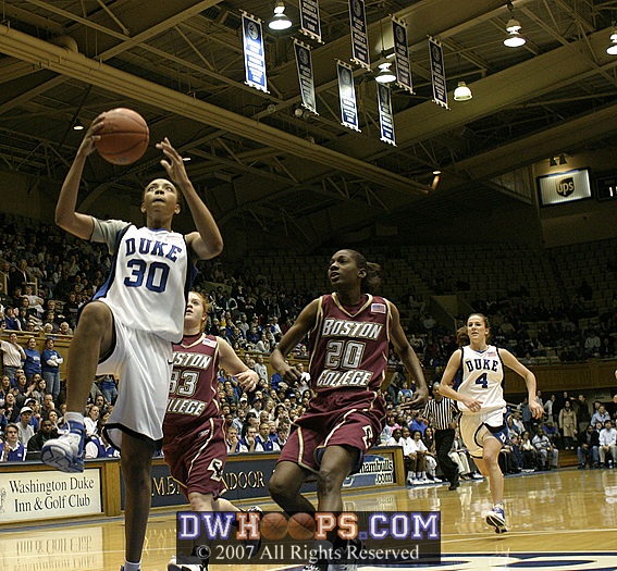 Carrem Gay turns a steal into a layup deuce