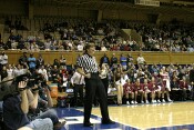 21-8, 14:36 - ...and the harm!  The free throw put Duke up 21-8.
