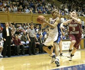21-10, 13:39 - Lindsey Harding takes the pass...