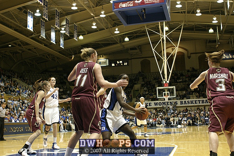 ...of course Bridgette is there for the rebound.