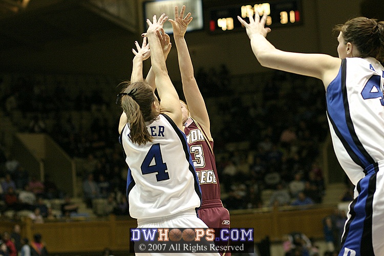 Abby Waner defends a Mickel Picco jumper