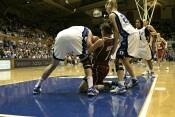 67-45, 5:17 - Loose Ball (4 of 5) - Bales and Brown tie up