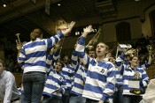 2nd half - Duke Pep Band performs "Hey, Baby"
