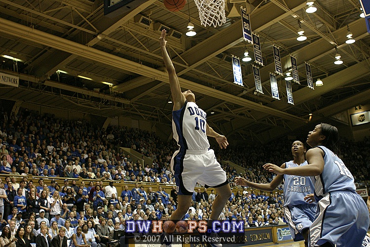 Soaring Harding layup is good - to this point Duke's scoring is 100% seniors