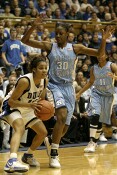 1st half - LaToya Pringle (and most everybody else) can only hope to contain Lindsey Harding