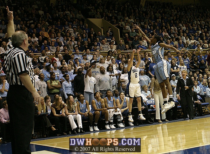 ...who found Emily Waner in the corner for three...