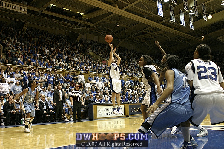 ...and Abby makes her pay by knocking down the wide-open jumper.  Duke closed the half with a 7-2 run.