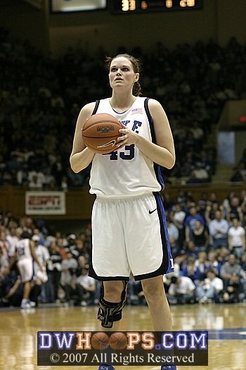Alison Bales made two freebies to put Duke up 7.