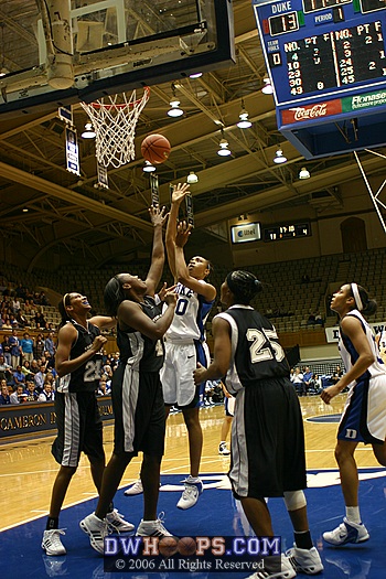 Carrem Gay shoots from the lane