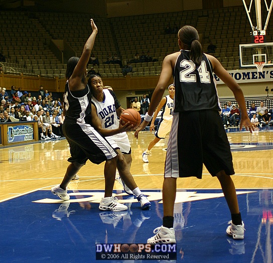 Joy Cheek creates her own shot in the lane (1 of 2)