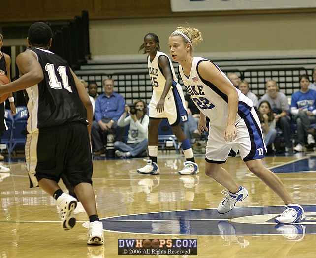Brittany Mitch on defense (1 of 2)
