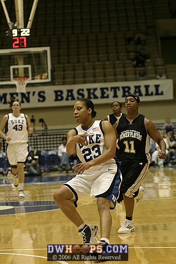 Wanisha Smith, after delivering a perfect entry pass